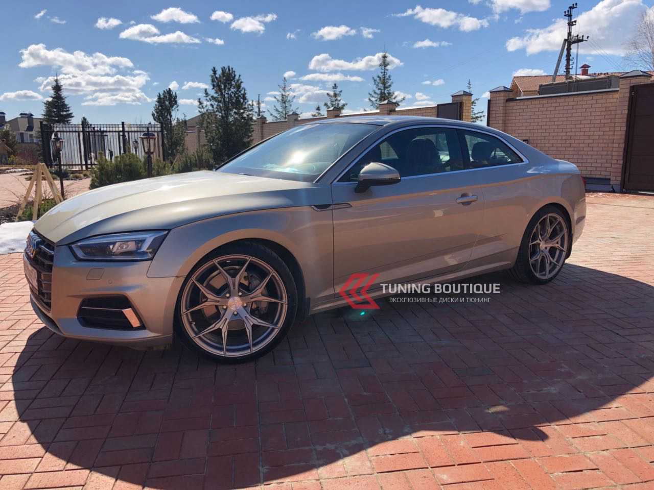 Audi A5 на 20" дисках Rohana RFX5 Brushed Titanium фото 2